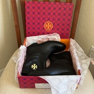 Authentic Tory Burch Hallie Mid Shaft Bootie